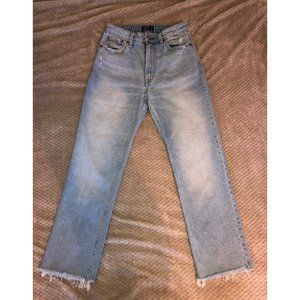 Abercrombie & Fitch Zoe Natural Rise Straight Leg